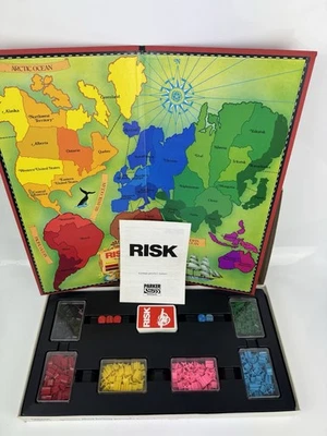 1985 Parker Brothers Risk The World Conquest Board Game - Complete - Image 1 of 2