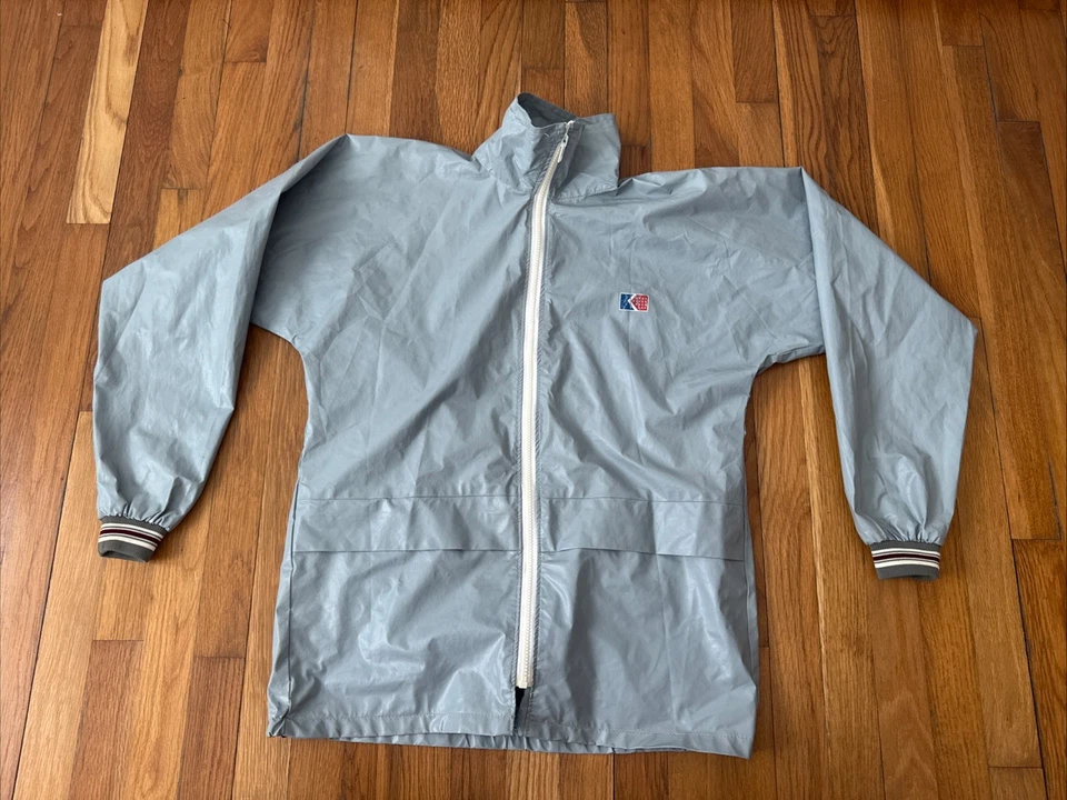 M.J Kirby Sportswear Dester Golf Men's Rain Jacket Blue Vintage Size M - Image 1 of 4