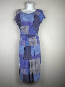 Sportscraft | Blue Shift Dress Shin Length | Size 8 - Bild 1 von 7