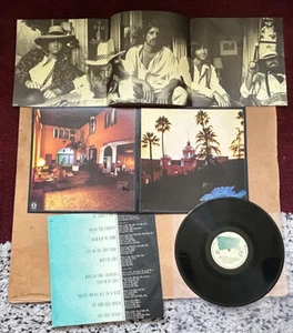 The Eagles - hotel california LP UK 1976 Asylum orig + inner + poster ALLEN - Imagen 1 de 9