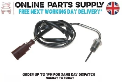 Sensore temperatura gas scarico per AUDI TT (8J3) 2.0 TDi Quattro dal 2008 al 2014 - Immagine 1 di 4