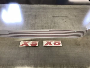 Kit complet stickers autocollants Peugeot 205 XS gris rouge - grey red - Imagen 1 de 2