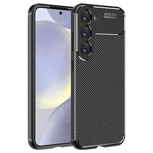 Samsung Galaxy S24+ Plus Phone Case Cover Thin Sleek Carbon Fibre TPU Shockproof - Imagen 1 de 6