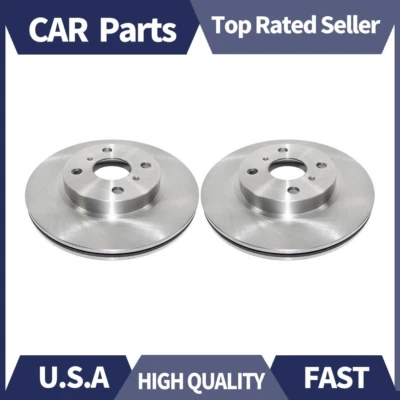Rotor de freno de disco delantero DuraGo 2 piezas para Toyota Echo 2001 2002 2003 2004 2005 Foto 1 de 3
