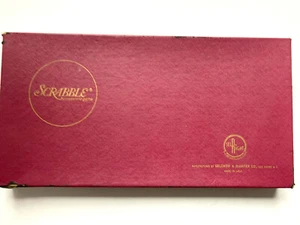 Scrabble Board Game 1953 by Selchow and Righter complete Vtg - Picture 1 of 12