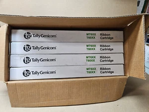 NOB Genuine TallyGenicom Ribbon Cartridge 4-Pack 080294 for Printers MT6XX T60XX - Picture 1 of 3