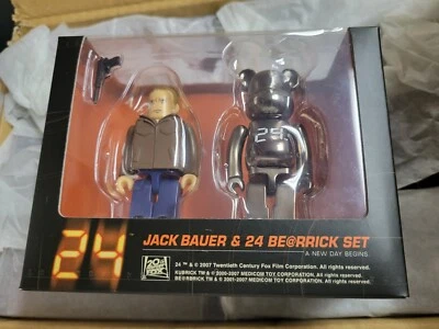 Jack Bauer & 24 Bearbrick (2007) Nuevo de fábrica sellado Japón juguete importación Foto 1 de 4