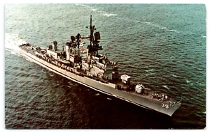 Vintage Postcard USS Macdonough (DDG-39) Guided Missile Destroyer - Picture 1 of 2