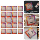 20 Sets Rainbow False Eyelash Boxes with Tray for Women