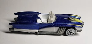 1993 Hot Wheels Swingfire/Street Beast Metalflake Dark Blue White Walls - Picture 1 of 5