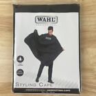 WAHL Professional Styling Cape Black 100% Polyester Water Resistant Haircutting