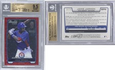 2012 Bowman Draft Draft Picks Red Ice /25 Jamie Jarmon #BDPP45 BGS 9.5 GEM MINT