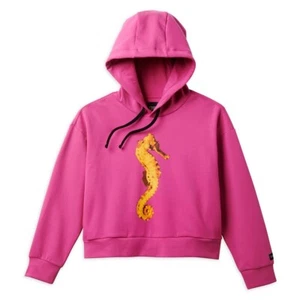 NWT Disney Parks National Geographic Seahorse Pullover Hoodie Women XL - Picture 1 of 6