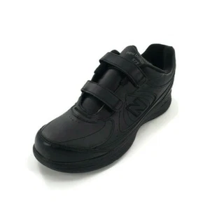 New Balance 557 schwarzer Leder Wanderschuh Damen 11 Klettverschluss hergestellt in den USA. - Bild 1 von 12
