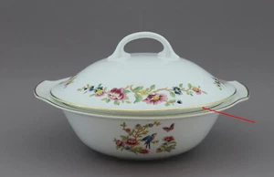 Terrina (Ragout) de MARLBOROUGH Bone China England - Imagen 1 de 7