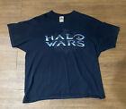 Vintage Y2K Halo Wars Mens Size 2XL Graphic T Shirt Promo Shirt Gaming