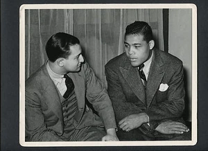 CAMPEÓN DE BOXEO JOE LOUIS CANDID - 1938 POR JOSEPH JASGUR (DE SU COLECCIÓN) - Imagen 1 de 2