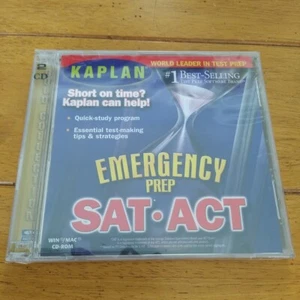 Kaplan Emergency Prep SAT ACT CD-ROM 2001 Vintage - Picture 1 of 2