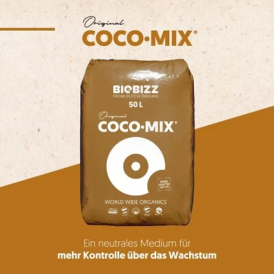 Biobizz 50 l Coco-Mix Pflanzenerde Organisch Bio Grow Erde Blumenerde