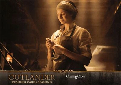 Outlander Season 3 (2019) BASE Trading Card #55 / CHASING CLUES - Image 1 of 2