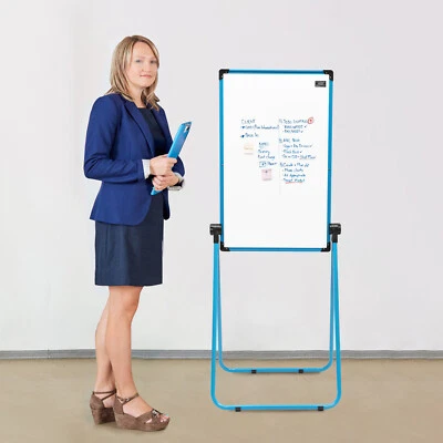 Stand White Board, Double Sided Magnetic Dry Erase Board Portable Whiteboard - Image 1 of 4