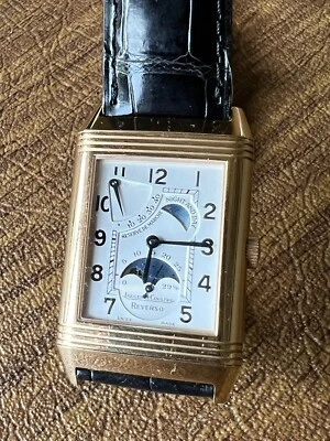 Jaeger-LeCoultre Reverso Grande Sun Moon Wristwatch 270.2.63 18k Gold 23 Jewels - Image 1 of 4