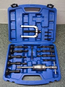 16 Pieces Bearing Race and Seal Puller Extractor Kit, Slide Hammer Pilot Insert - Picture 1 of 5