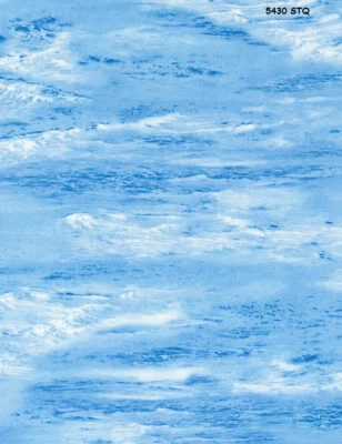 Beach Cotton Quilt fabric Timeless Treasures BTY Ocean waves C5430 - Image 1 of 4