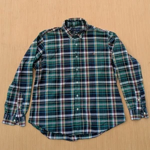 Ralph Lauren Shirt Classic Fit Green Plaid Preppy Long Sleeve Button Down Men XL - Picture 1 of 6