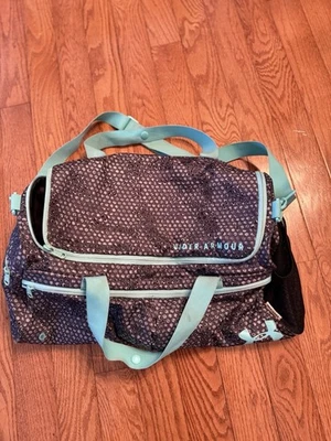 Bolsa de ginástica Under Armour Ustorm Duffle azul-petróleo e cinza - Imagem 1 de 4