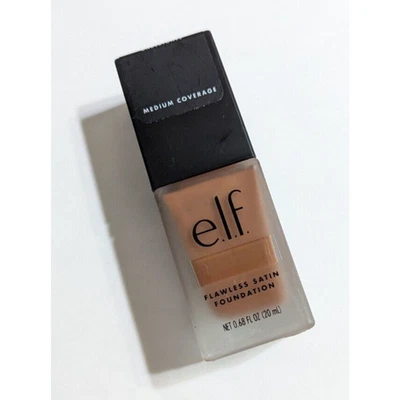 e.l.f. Flawless Satin Finish Foundation Medium Coverage, Chocolate 560 Brown - Image 1 of 2
