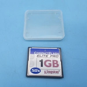 New, Kingston, CF/1GB, 1GB Compact Flash - ELITE PRO Memory Card - Picture 1 of 5