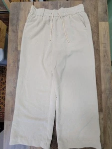 BDG Jessie Corduroy Pull On Pant Urban Outfitters Size XL Beige Wide Leg Y2K - Picture 1 of 13