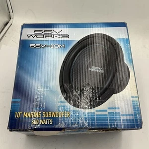 SSV WORKS 10M 10" 600w Waterproof Subwoofer Sub 4 Polaris RZR/ATV/UTV/Cart/Jeep - Picture 1 of 5