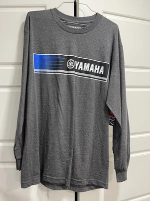 NEW w/Tags Yamaha Racing Gray Long Sleeve Tshirt Sz Large - Image 1 of 4