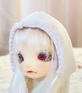 Bjd 1/6 Pequeño accesorio de ropa realfee Minky sombrero rosa y blanco rayas de caramelo - Imagen 1 de 13