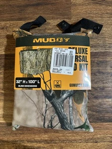 Muddy Deluxe Universal Blind Kit Camo 32" H x 100" L MUDCA100 - Picture 1 of 4