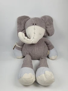 Mamas & and Papas Once Upon a Time Erdnuss-Elefant grau Stofftier Tröster 17 Zoll - Bild 1 von 8