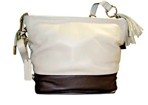 Wilsons Leder Kate & Mallory Leder Shopper Tasche Handtasche grau schwarz Neu mit Etikett RAR - Bild 1 von 9