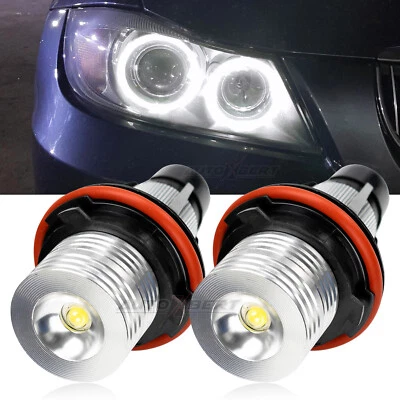 2 x LED Glühbirne Ringe Angel Eyes für BMW E39 E53 E60 E61 E63 E64 E65 E66 , E87 - Bild 1 von 4