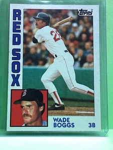 Wade Boggs 1984 Topps baseball card - Picture 1 of 1