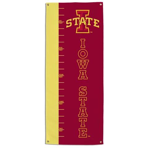 BSI PRODUCTS, INC. NCAA Iowa State Cyclones Growth Chart Banner, Cardinal Cover