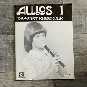 Chappell Aulos 1 Descant Recorder Beginner Entry Level Sheet Music - Picture 1 of 3