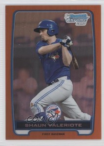 2012 Bowman Draft Chrome Picks Orange Refractors /25 Shaun Valeriote #BDPP133
