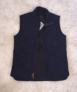 JCrew Para Hombre Sussex Chaleco Acolchado Ropa Exterior Aislada 35919 $138 De Colección Azul Marino XS - Imagen 1 de 11