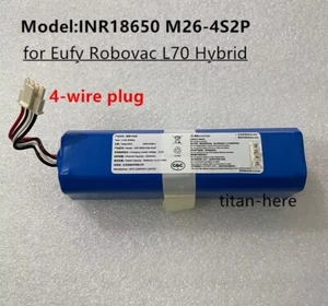 New Genuine INR18650 M26-4S2P Battery for Eufy Robovac L70 Hybrid 5200mAh - Photo 1 sur 2
