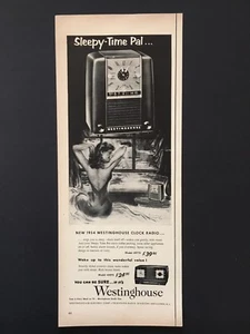 1954 Westinghouse Radiowecker Werbung Sleepy Time Pal - Bild 1 von 1