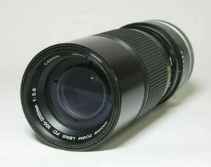 Canon Zoom Lens FD 100-200mm F5.6; Outstanding Condition; Includes Lens Hood - Picture 1 of 5