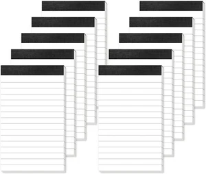 10 Pack Small Note Pads 3X5 Lined Writing Pads Mini Notepads Small Pads of Paper - Picture 1 of 7