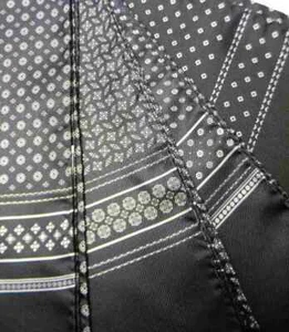 SCIARPA SETA uomo NERA E GRIGIA MAN silk scarf VARIE DISPONIBILI 33 140 M ITALY - Imagen 1 de 12